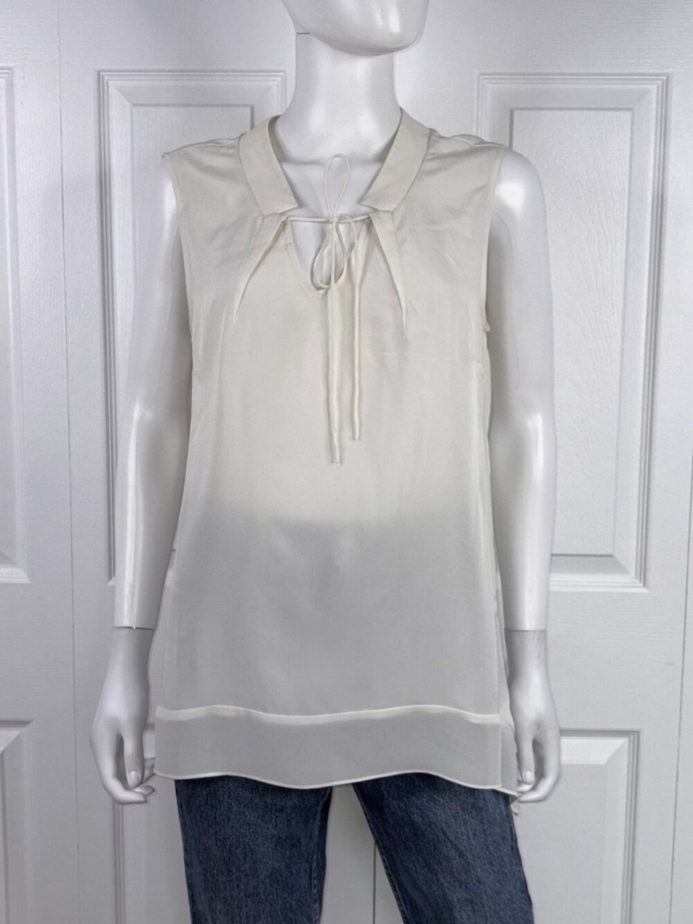 PAUL COSTELLOE  women's sleeveless summer blouse size 10